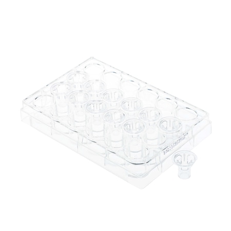 CELLTREAT Permeable Cell Culture Inserts, 24-Well, Hanging, PET, 3.0um, Sterile 230637